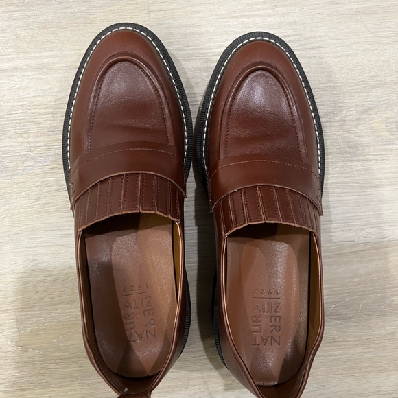 Naturalizer Shauna Brown Leather Loafers - Picture 6 of 9